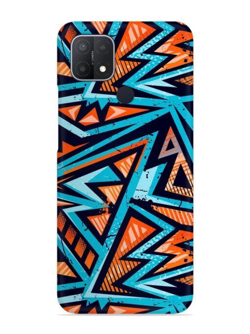 Abstract Seamless Grunge Snap Case for Oppo A15S Zapvi