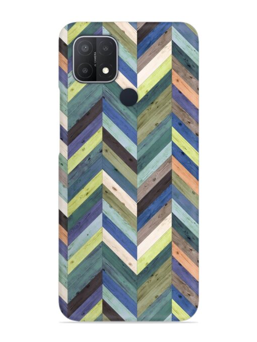 Chevron Random Color Snap Case for Oppo A15S Zapvi