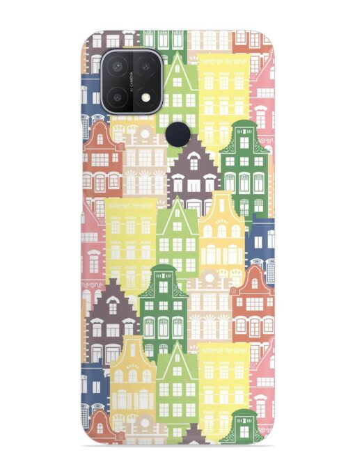 Seamless Shapes Pattern Snap Case for Oppo A15S Zapvi