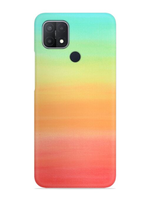 Background Sky Watercolor Snap Case for Oppo A15S Zapvi