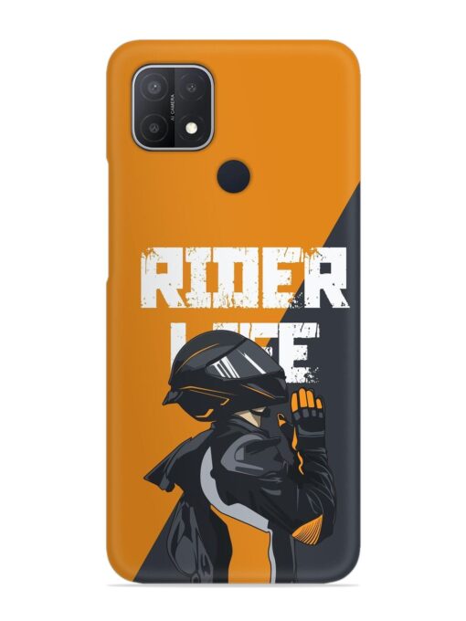 Rider Life Snap Case for Oppo A15S Zapvi