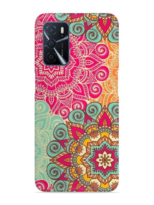 Mandala Seamless Snap Case for Oppo A16 Zapvi