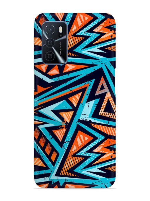 Abstract Seamless Grunge Snap Case for Oppo A16 Zapvi