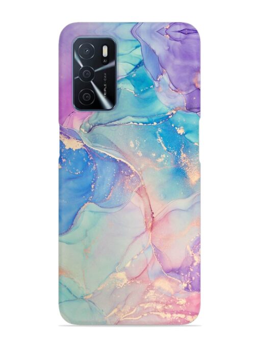 Alcohol Ink Colors Snap Case for Oppo A16 Zapvi