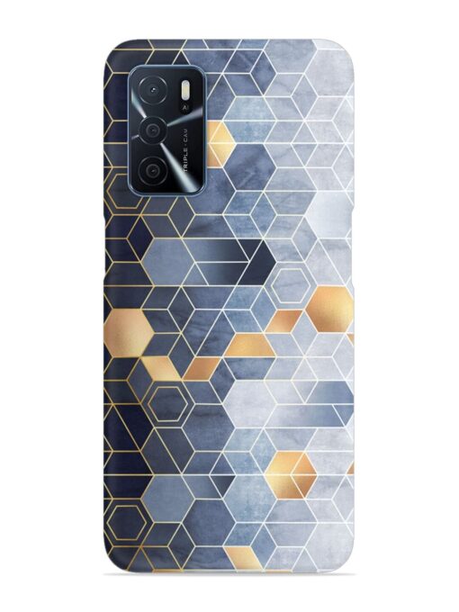 Geometric Abstraction Hexagons Snap Case for Oppo A16 Zapvi