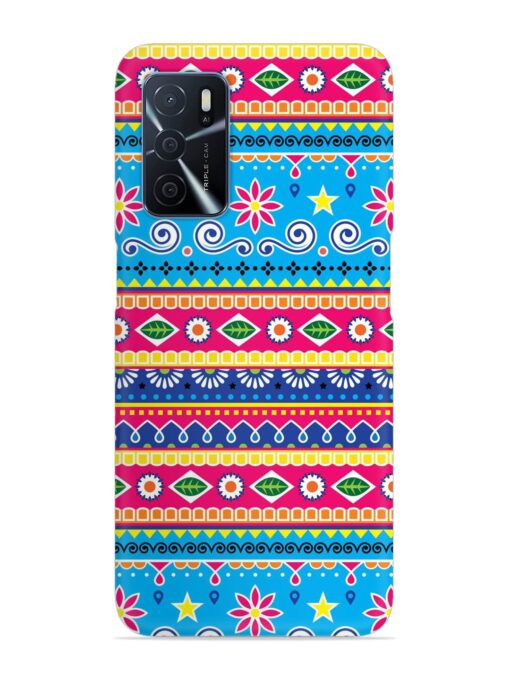 Indian Seamless Snap Case for Oppo A16 Zapvi