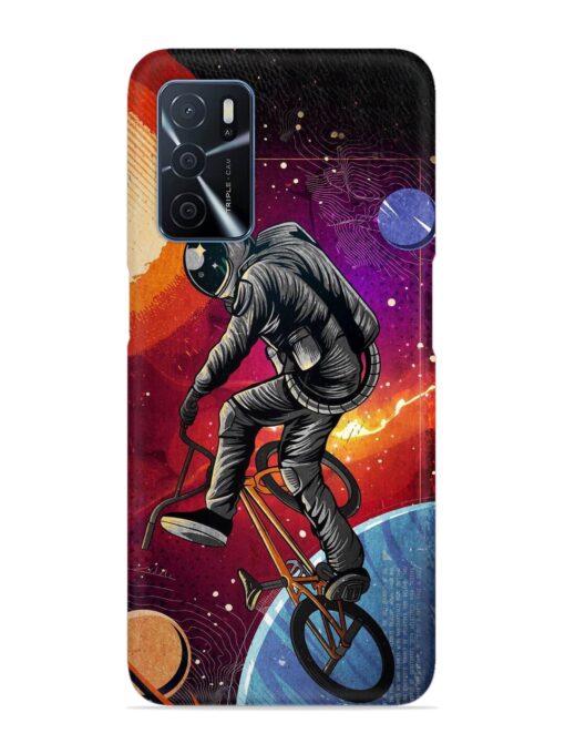 Super Eclipse Bmx Bike Snap Case for Oppo A16 Zapvi