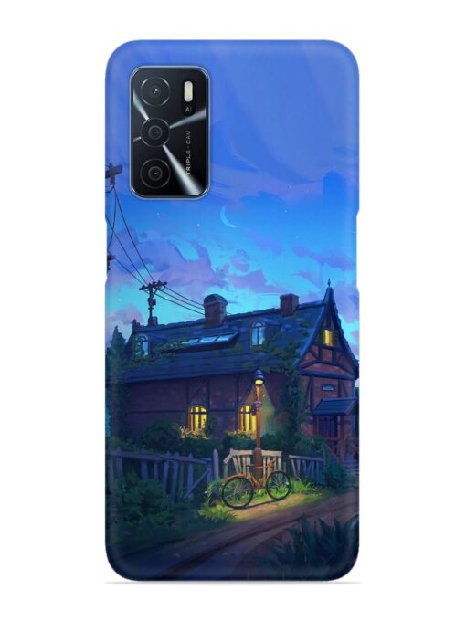 Beautiful Village House Snap Case for Oppo A16 Zapvi