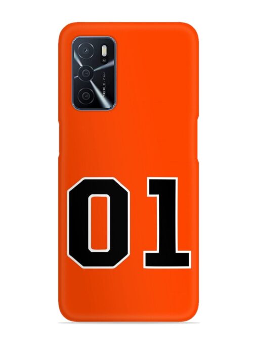 01 Number Snap Case for Oppo A16 Zapvi