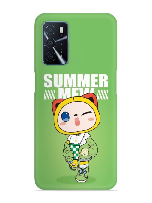 Summer Mew Snap Case for Oppo A16 Zapvi