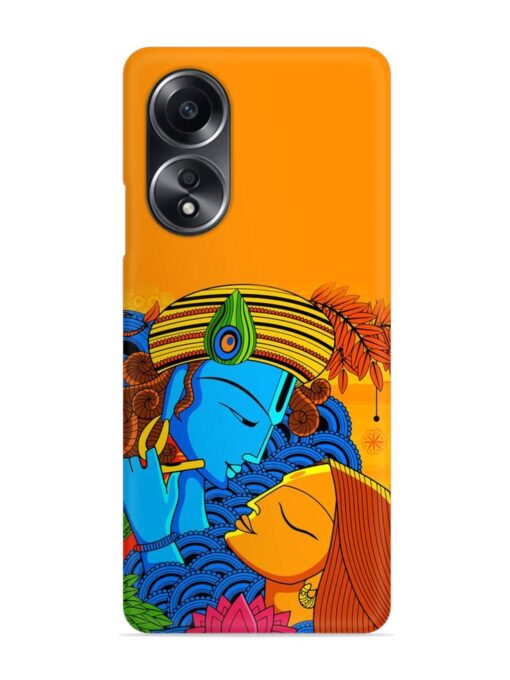 Illustration Hindu Goddess Snap Case for Oppo A58 Zapvi