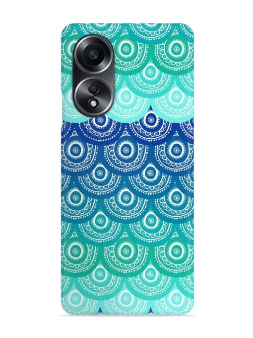 Ethnic Seamless Pattern Snap Case for Oppo A58 Zapvi