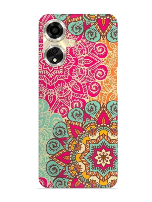 Mandala Seamless Snap Case for Oppo A59 (5G) Zapvi