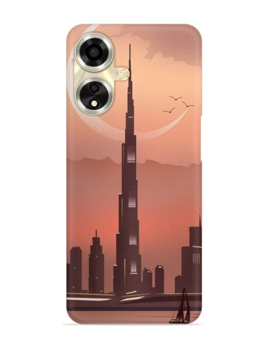 Landmark Burj Khalifa Snap Case for Oppo A59 (5G) Zapvi