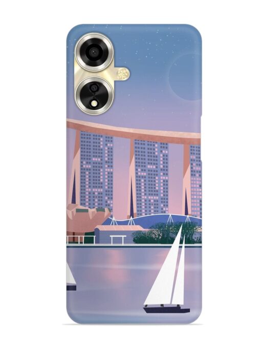 Singapore Scenery Architecture Snap Case for Oppo A59 (5G) Zapvi