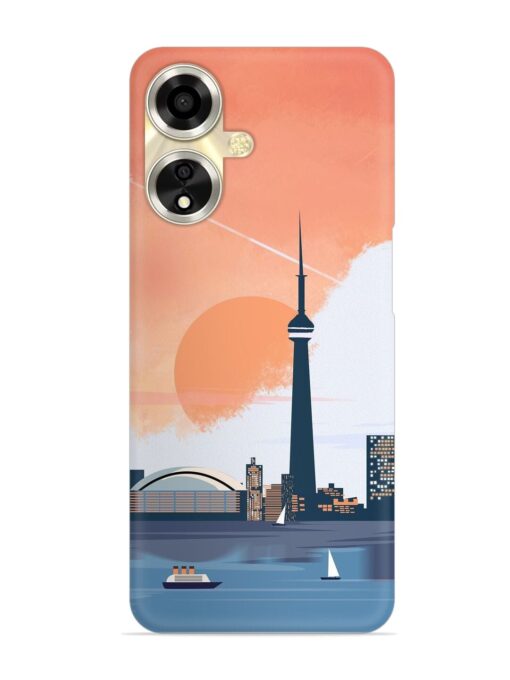 Toronto Canada Snap Case for Oppo A59 (5G) Zapvi