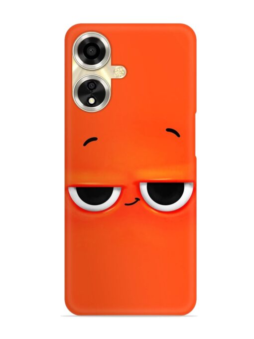 Smiley Face Snap Case for Oppo A59 (5G) Zapvi