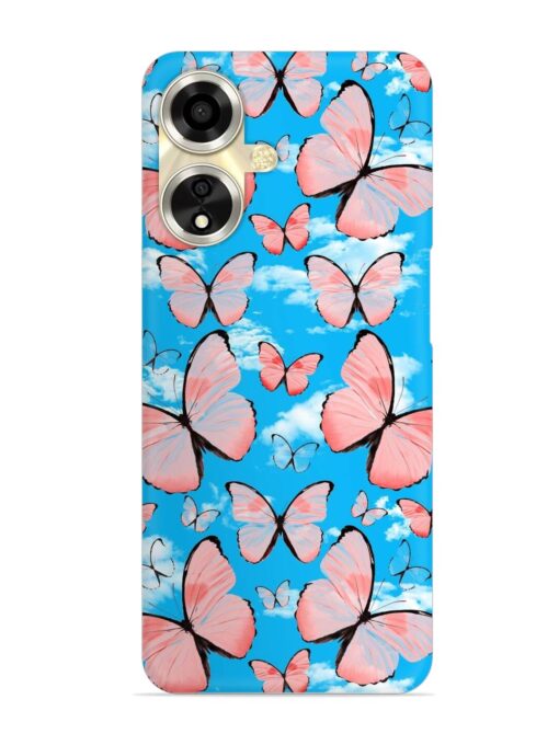 Seamless Pattern Tropical Snap Case for Oppo A59 (5G) Zapvi