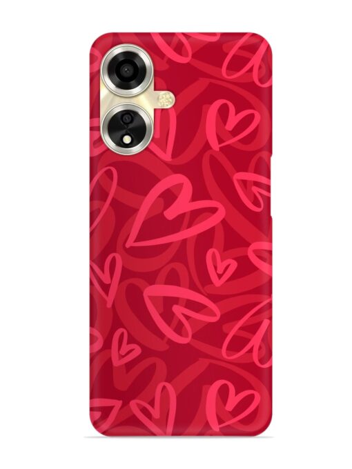 Seamless Romantic Pattern Snap Case for Oppo A59 (5G) Zapvi