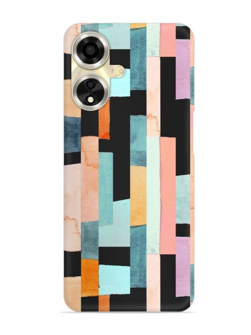 Geometric Seamless Pattern Snap Case for Oppo A59 (5G) Zapvi