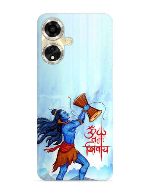 Illustration Lord Shiva Snap Case for Oppo A59 (5G) Zapvi