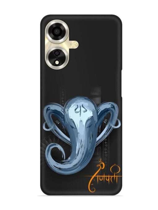 Illustration Lord Ganpati Snap Case for Oppo A59 (5G) Zapvi