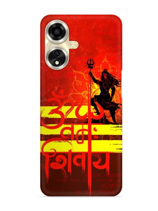 Illustration Lord Shiva Snap Case for Oppo A59 (5G) Zapvi