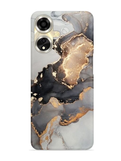 Luxury Abstract Fluid Snap Case for Oppo A59 (5G) Zapvi