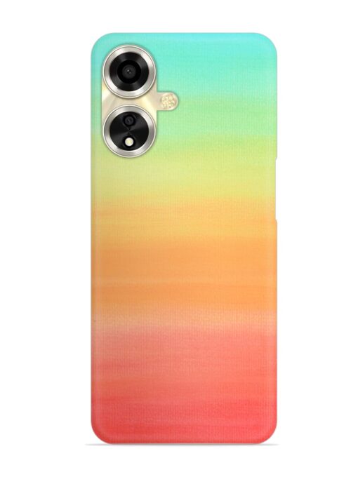 Background Sky Watercolor Snap Case for Oppo A59 (5G) Zapvi