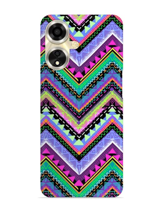 Tribal Aztec Print Snap Case for Oppo A59 (5G) Zapvi