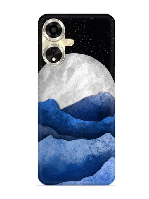 Full Moon Mountain Vector Snap Case for Oppo A59 (5G) Zapvi