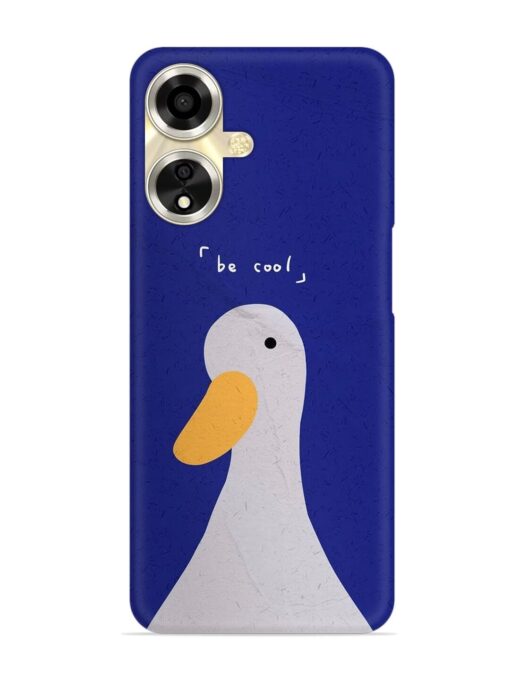 Be Cool Duck Snap Case for Oppo A59 (5G) Zapvi