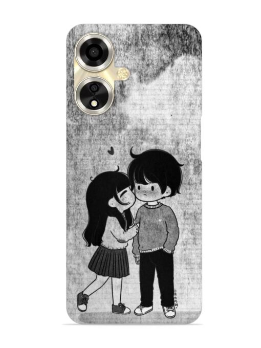 Couple Love Highlights Snap Case for Oppo A59 (5G) Zapvi