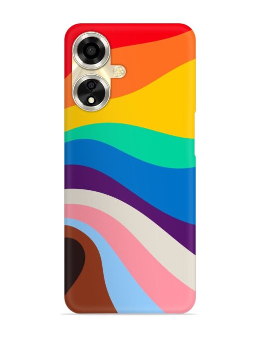 Minimal Pride Art Snap Case for Oppo A59 (5G) Zapvi