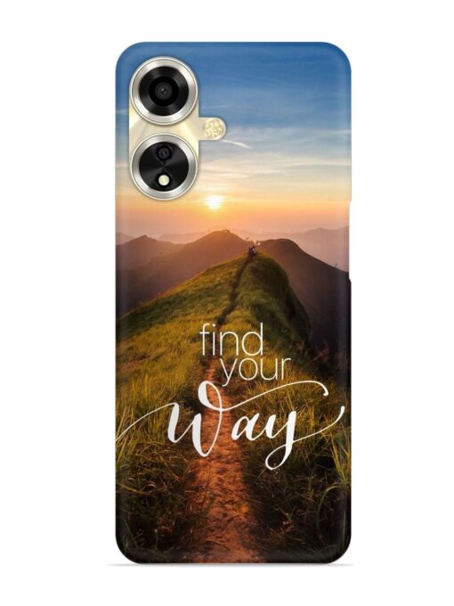 Find Your Way Snap Case for Oppo A59 (5G) Zapvi