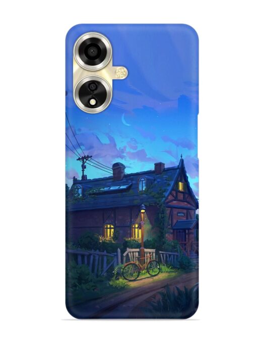 Beautiful Village House Snap Case for Oppo A59 (5G) Zapvi