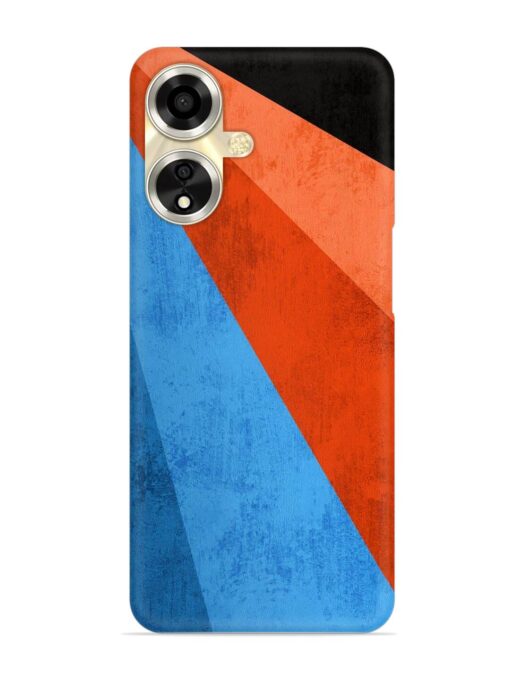 Modern Matte Abstract Snap Case for Oppo A59 (5G) Zapvi