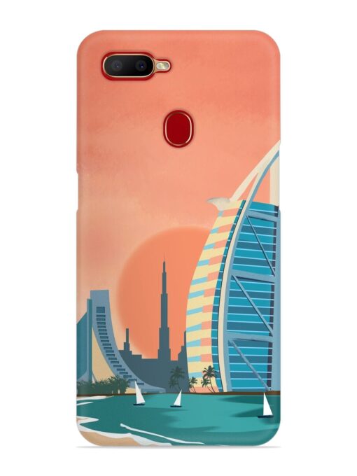 Dubai Architectural Scenery Snap Case for Oppo A5S Zapvi