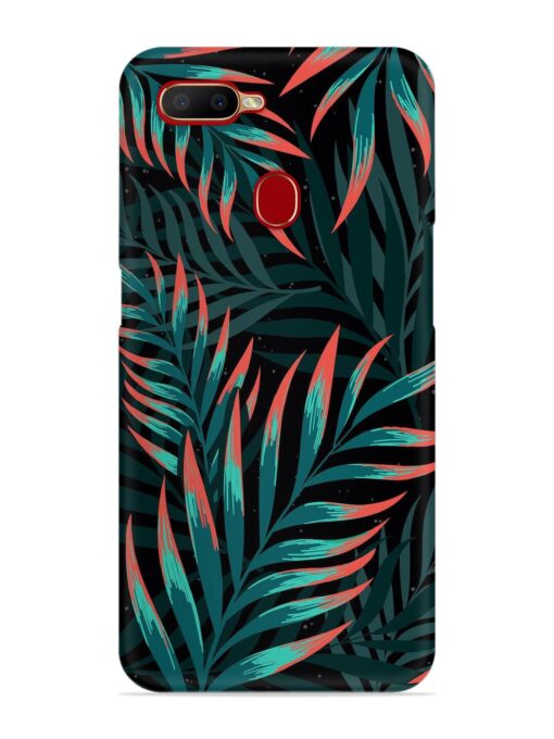 Green Leaf Art Snap Case for Oppo A5S Zapvi