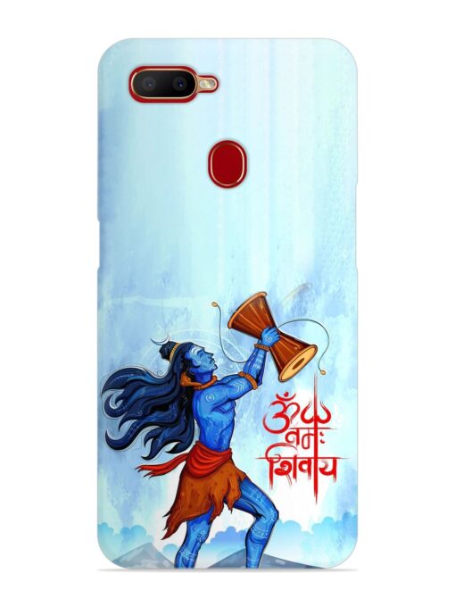 Illustration Lord Shiva Snap Case for Oppo A5S Zapvi