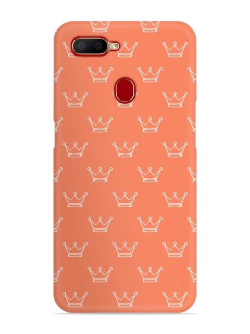 Hand Drawn Crown Snap Case for Oppo A5S Zapvi