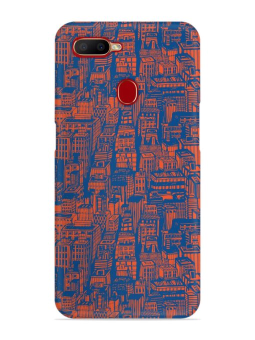 Hand Drawn Seamless Snap Case for Oppo A5S Zapvi