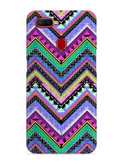 Tribal Aztec Print Snap Case for Oppo A5S Zapvi