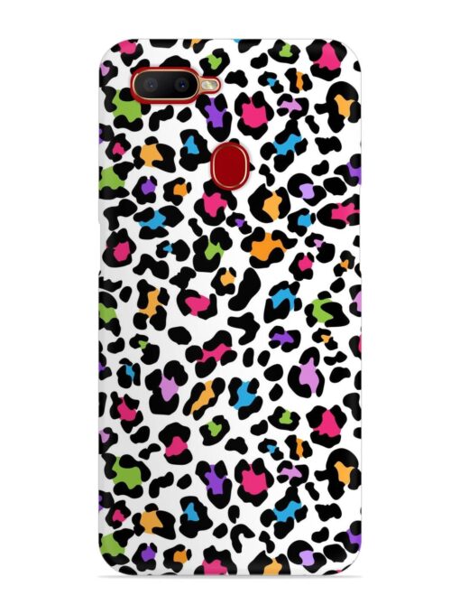 Seamless Leopard Pattern Snap Case for Oppo A5S Zapvi