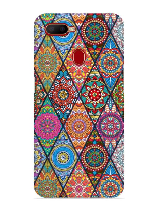 Seamless Tile Pattern Snap Case for Oppo A5S Zapvi