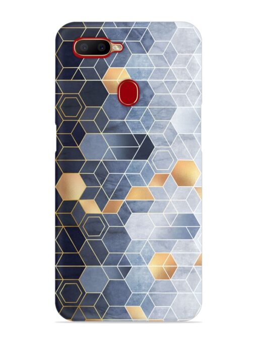 Geometric Abstraction Hexagons Snap Case for Oppo A5S Zapvi