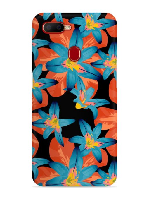 Philippine Flowers Seamless Snap Case for Oppo A5S Zapvi