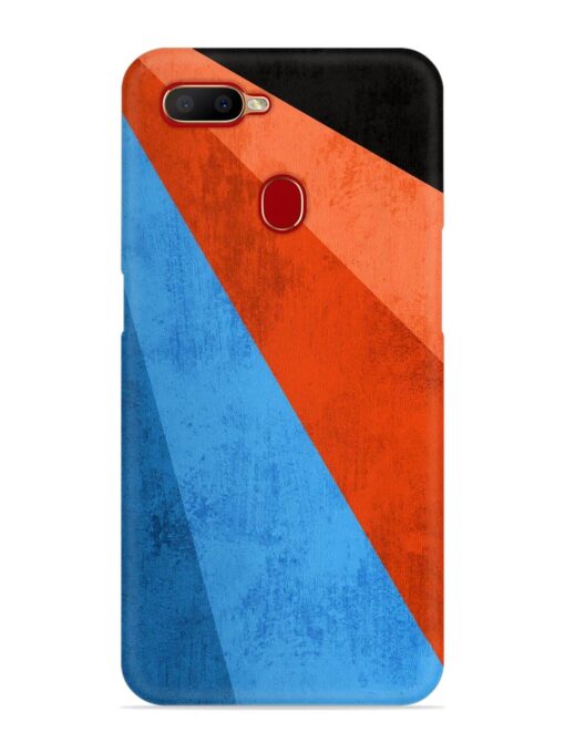 Modern Matte Abstract Snap Case for Oppo A5S Zapvi