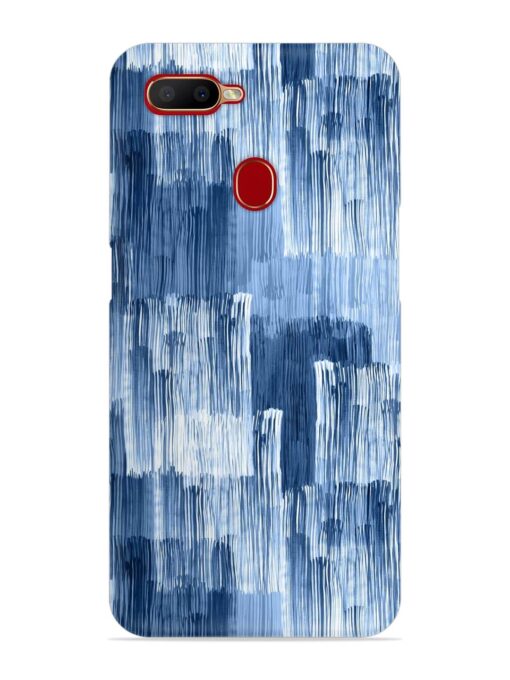 Abstract Pattern Stripes Snap Case for Oppo A7 Zapvi