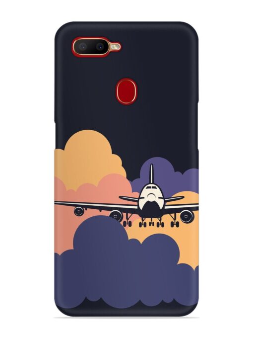 Aeroplane vector Snap Case for Oppo A7 Zapvi